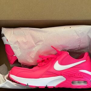 Nike Air Max Hot Pink and White Sneakers